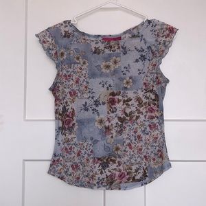 ✨mesh flower Top